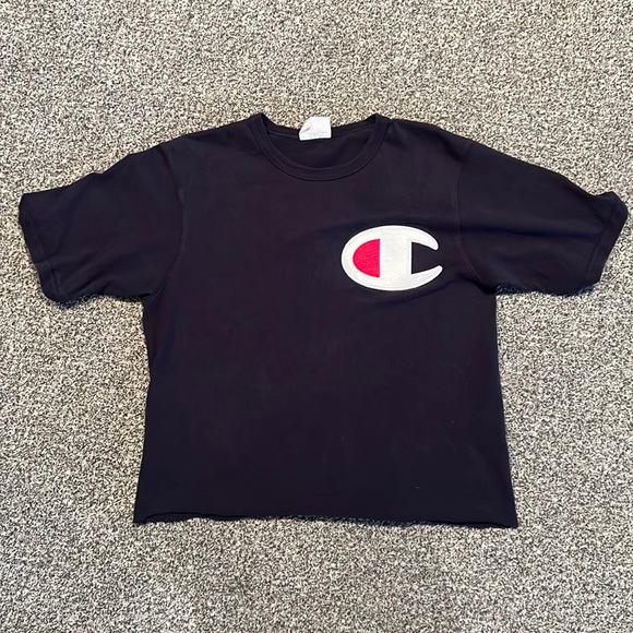 Vintage Champion Crop Tee - Picture 1 of 4